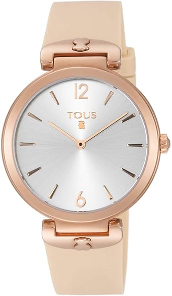 Reloj Tous S-Mesh de acero IP rosado con correa de silicona ...