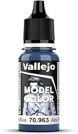 Vallejo Model Color Medium Blue 18 ml Self-Leveling Acrylic Paint