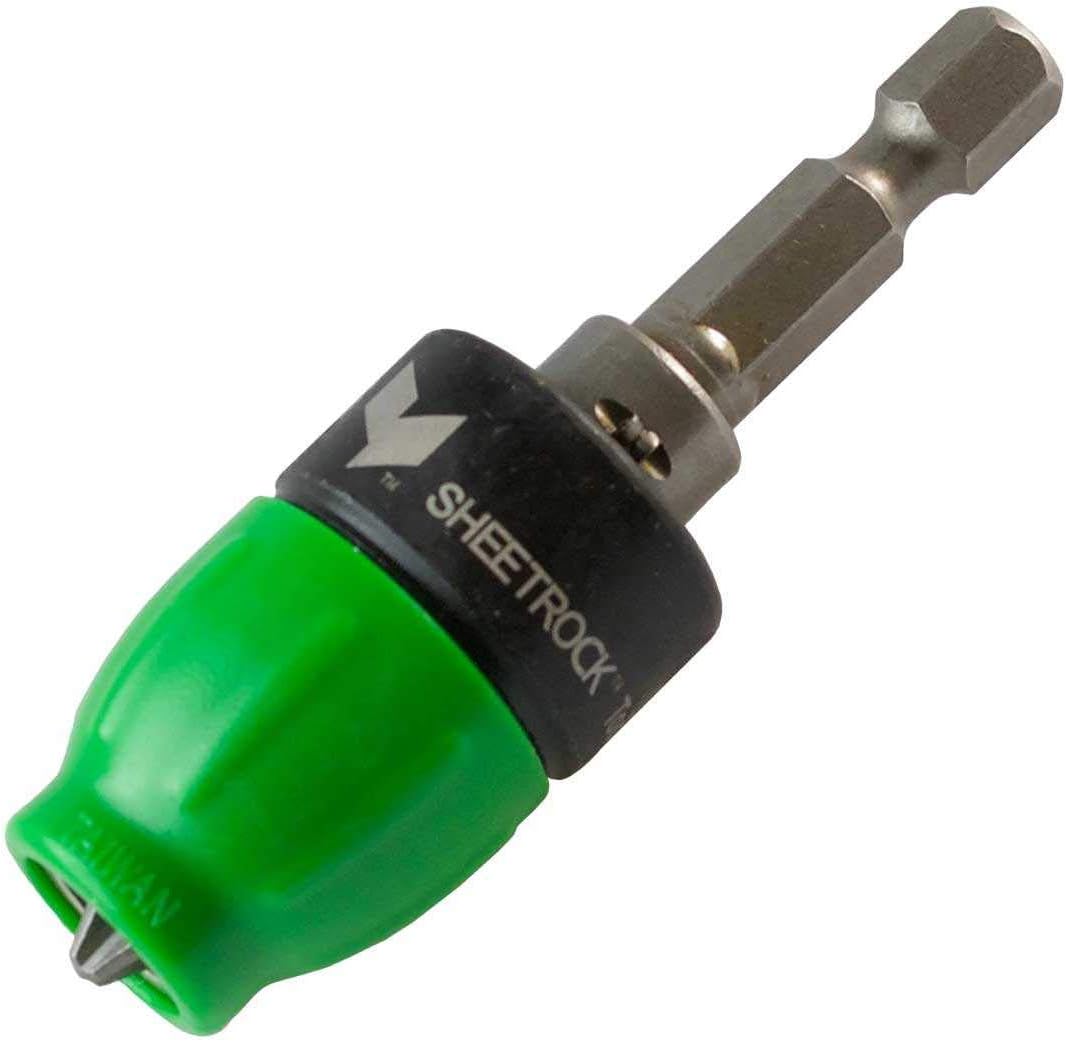 USG Sheetrock 'The Dimpler' Drywall Screw Setter Bit - Reversible with Clutch - - 