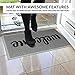 ANKO PVC Super Absorbent Outdoor Welcome MAT(30x18 inches) – Non-Slip Net Backing, Heavy Duty, Waterproof, Easy Clean, Low Profile Mat for Entry, Dust Trapper, Eco-Friendly