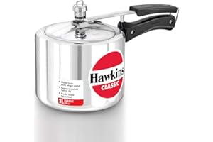 Hawkins HACL3T New Classic Cooker 3 L / 3.15 Quart Tall, Small, Silver