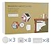 Magnetic Baby Locks, HUIRUI Childproof Safety Cabinet & Drawer Locks, No Drilling or Screws Needed, Quick Installation and Easy Operation, Package Includes 8 Locks + 3 Keys