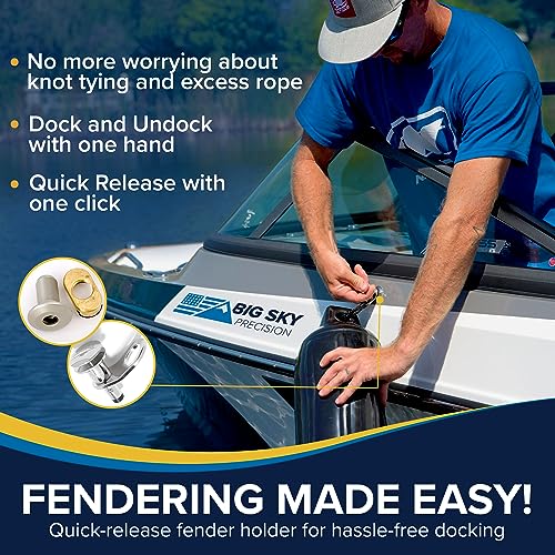 Phender Pro 1/2'' QuickRelease Fender Receiver Docking HeavyDuty