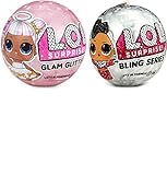 LOL Surprise Dolls Deluxe Bundle - 1 Bling and 1 Glam Glitter