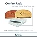 Comfy Clothiers Cedar Wood Cashmere Comb & Beech Wood Sweater Shaver Comb Combo Pack (One of Each Type) – Multi-Fabric Shaver Removes Pills, Fuzz and Lint from Garments