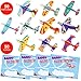Joygogo 50 Pack Valentines Airplanes and 50 Pack Valentines Card for Kids, Valentines Day Gifts for Kids,Valentine Party Favors, Valentine Treats for School