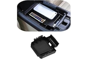 VESUL Center Console Organizer Compatible with Ford Fusion 2013 2014 2015 2016 Armrest Storage Box ABS Tray Insert Organizer Glove Pallet