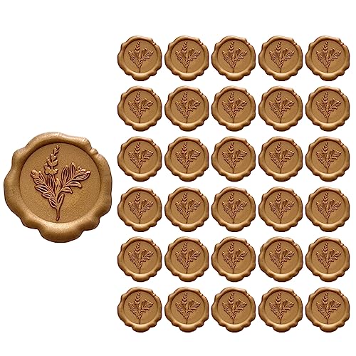 allydrew Adhesive Wax Seal Stickers for Envelopes, Wedding Invitations, Christm…