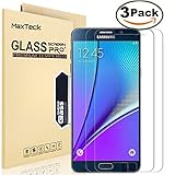 [3 Pack] SamSung Note 5 Screen Protector, MaxTeck 0.33mm 9H Tempered Shatterproof Glass Screen Protector Anti-Shatter Film for Samsung Galaxy Note 5 N920A