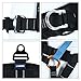 kissloves Full Body Safety Harness Outdoor Climbing Harness Half Body Harness Safe Seat Belt for Mountaineering Outward Band Expanding Training Rock Climbing Rappelling Equip (Half-Body Blue)