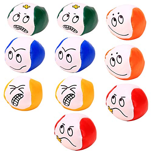 image for CDJX Juggling Balls,10 Pack Professional Juggling Balls Set for Beginn