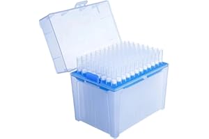 SCIENFOCUS LAB 1000ul Filter Pipette Tips - Universal Pipette Tips，with Box RNase/DNase Free & Pyrogen Safe, (96 Tips/Rack)