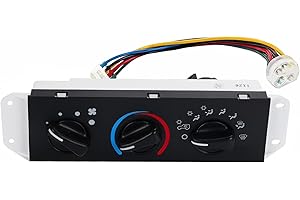 55037473AB Front A/C Heater Climate Control Module Panel Switch for 1999-2004 Jeep Wrangler TJ Replace#55037473AB, BL101, HS-