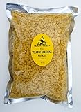Yellow Beeswax Bees Wax Organic Pastilles Beads Premium Prime Grade A 100% Pure 16 oz, 1 LB, 454 g