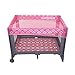 Pink Mosquito Net for Baby Strollers, Carriers, Car Seats, Cradles, Pack'n'Plays, Cribs, Bassinets & Playpens. 44 x 48 Inch, High Density Baby Insect Netting (Pink)