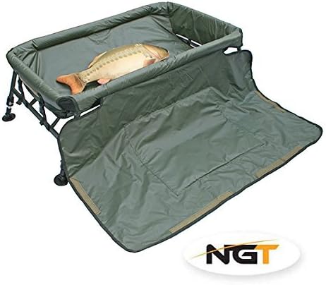 Carp Cradle Unhooking Mat With Knee Pad & Legs Carp Fishing Protective Mat NGT by NGT