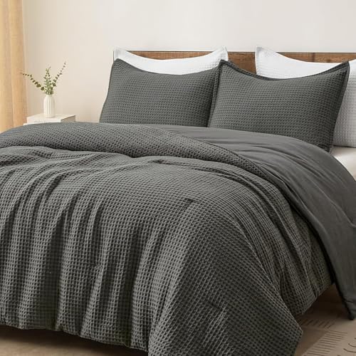 PHF Waffle Comforter Set Twin