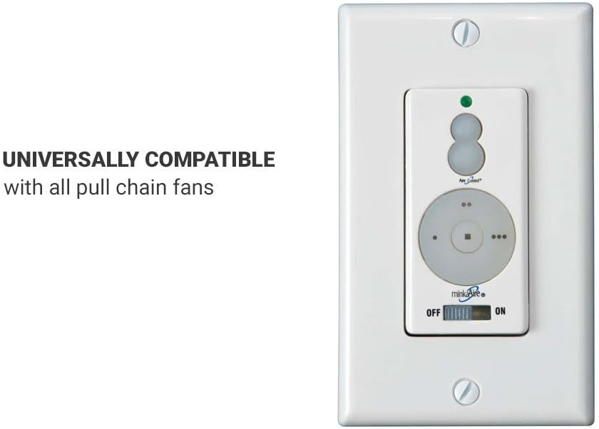 Minka Aire Ceiling Fan Wall Control WCS213, 3-Speed, Full Range Light Dimmer - Ceiling Fan Wall Controls - 