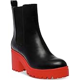 Wild Pair Womens Brooklan Faux Leather Chelsea Boots Black 6 Medium (B,M)