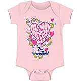 Beatles Boys' All You Need Is Love Bodysuit Pink