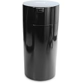 Tightvac 5 to 24 oz Patented Vacuum Sealed Airtight Container, Black | Multi-use vacuum seal container keeps coffee, tea, herbs, and dry goods fresh. Patented airtight, odor-resistant storage.