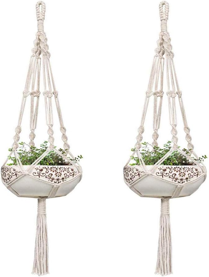 6 Makramee Blumenampeln Von ZenithFast - Hübsch & Handgemacht