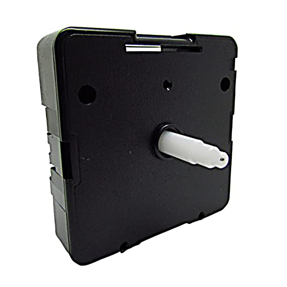 UTS High Torque Clock Movement Mechanism Motor Quartz German Plastic Shaft IEC R6+ Battery Green Setting Wheel Replacement For Large Hands (19mm Shaft - For Faces 8-12mm Thick)