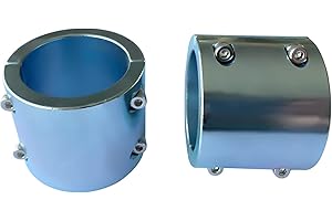 BZBMGMO Split Collar Tube Clamp, UTV Universal Connector Weldable Tube Clamps,Short Connector Tube Clamp 1-3/4" Qty 2