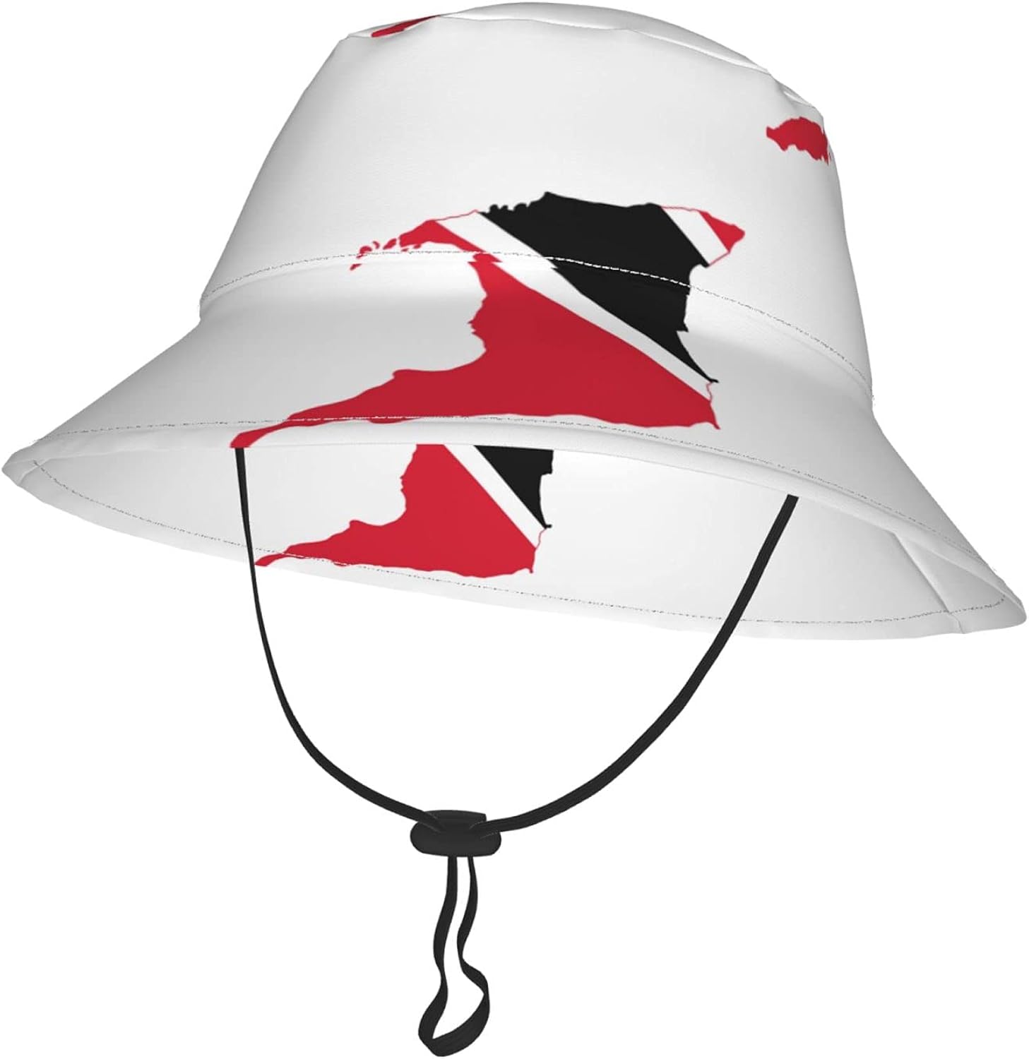 Flag Map of Trinidad and Tobago Bucket Hat for Baby Toddler Boys Girls, Summer