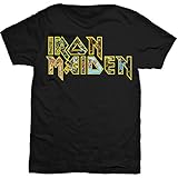 Iron Maiden Eddie Logo Steve Harris Official Tee T-Shirt Mens Unisex (X-Large)