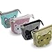 Pencil Holder, Cartoon Cute Cat Pencil Case Telescopic Canvas Pencil Pouch Multifunctional　Stationery Pen Case Box with Metal Zipper for Girls & Children (Gray)