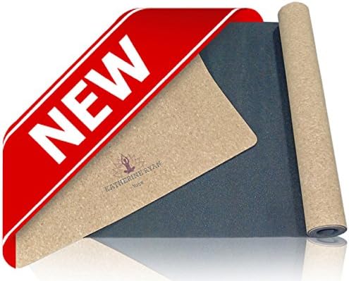Premium Cork Yoga Mat by Katherine Ryan | Professional Quality, Eco-friendly, All-natural | The