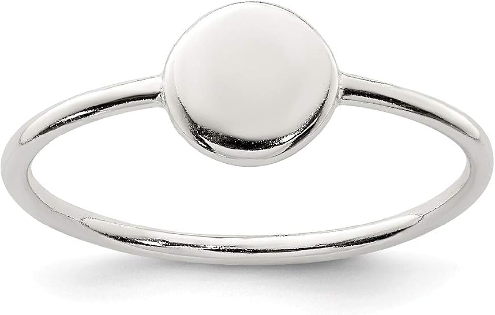 925 Sterling Silver Circle Band Ring Fine Jewelry For Women Gift Set