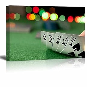 Casino Concept Playing Cards Poker Wall Decor