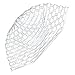 FishingSir Fly Fishing Landing Mesh Rubber Net Replacement for Trout (Clear)