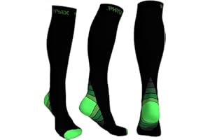 PHYSIX GEAR SPORT Physix Gear Compression Socks 20-30 mmHg - Men & Women - Running, Nurses, Shin Splints, Flight, Travel