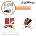Angelakerry 1set(18pcs) Leather Hand Sewing Carving Tool Set Stiching Leather Tooling Kit for Beginner