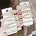 Pearl Hair Clips For Women Girls 8 Pieces Fashion Artificial Clips Pearl Barrettes Bling Snap Hair Pins Decorative Hair Accessories for Party Wedding Daily Vintage Style Hair Clips