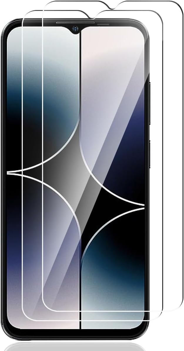[3-Piece Tempered Glass for Ulefone Note 16 Pro Screen Protector [9H Hardness][Anti-Scratch] [Bubble Free] Protective Film for Ulefone Note 16 Pro