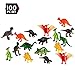 100 Piece Party Pack Mini Dinosaurs - Plastic Mini Educational Dinosaur Animal Toys - Fun Party Gift Favors