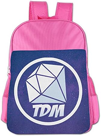 The Diamond Minecart TDM Logo Kids School Backpack Carry Bag For Girls Boys