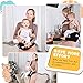 Baby Hip Seat Carrier Waist Stool - Safety Certified Back Pain Relief Soft Carrier (Ergonomic M Position), 100% Cotton for All Seasons, Child Infant Toddler, Perfect Baby Shower Gift