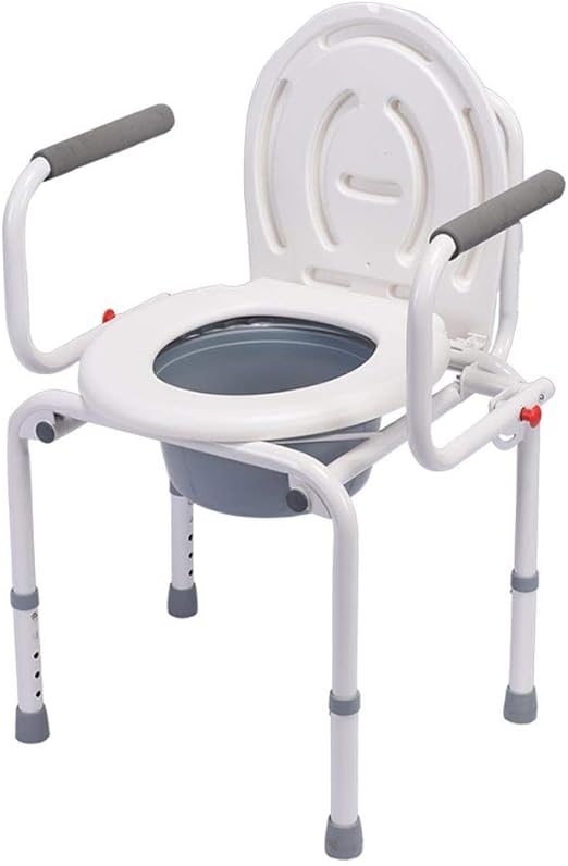 Reinforced Nonslip Foldable Toilet Mobile Toilet Elderly Toilet Stool