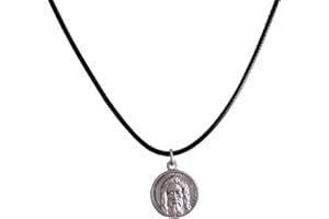I G J The Holy Face Shroud of Jesus Christ Medal - Real Italian Masterpiece (Holy Face Medal with Cord)