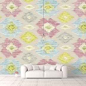 Wall Murals for Bedroom Traditional Flower Pattern Removable Wallpaper Peel and Stick Wall Stickers - 66x96 inches