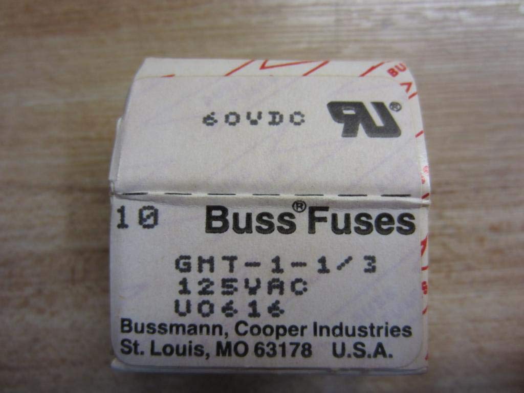 Pack of 10 Bussmann GMT11/3 Fuse GMT113