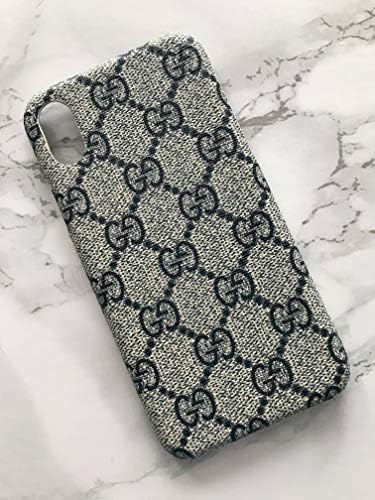 Quality Case UK - Apple iPhone X 10 Faux Leather Designer Cases - Multiple Designs (GG 24)