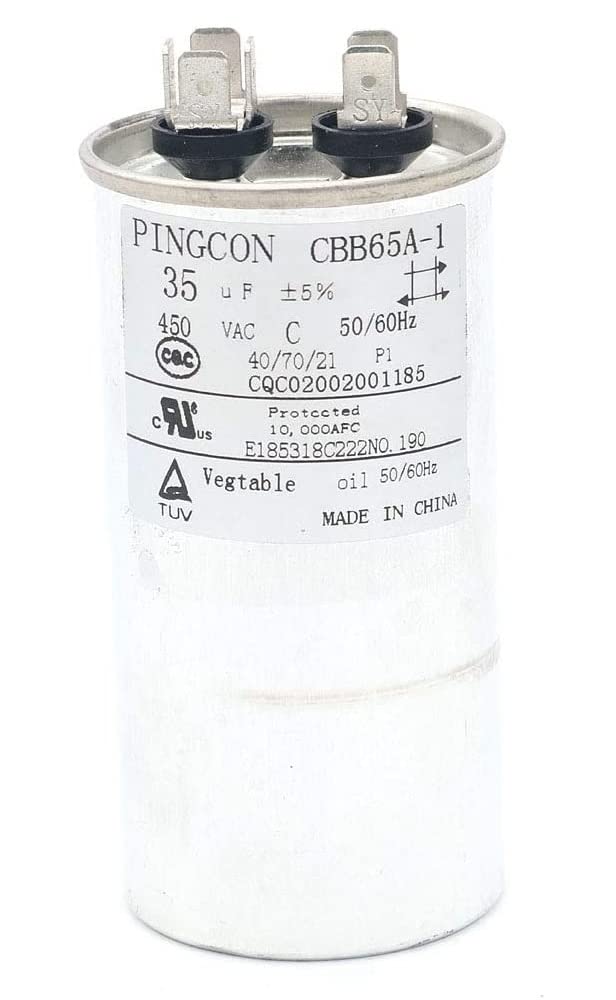 Fasizi 35uF CBB65 Capacitor Motor Running for Air Conditioner 450VAC SH 40/70/21 50/60Hz