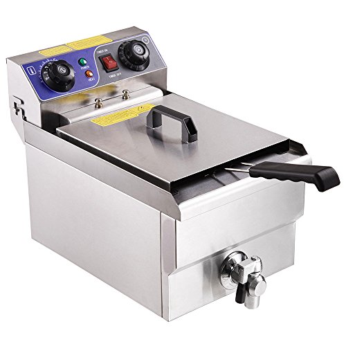 Commercial Professional Electric 11.7L Deep Fryer Timer and