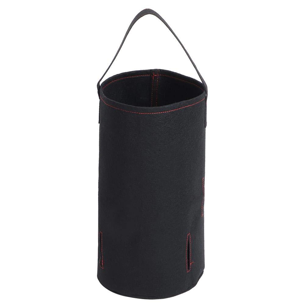 Deansh Felt Strawberry Pot, Plant Grow Bag Waterproof Plant Pot, Planting Box Plant Pot Breathable Plant Pot, Planters Flap for Planting Breathable Bags for Potato Tomato(Strip hole)